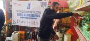 Asa Charity Salurkan Voucher Belanja Gratis untuk Warga Palestina yang Terdampak Agresi Zionis